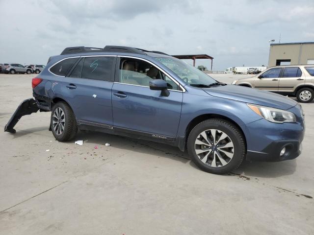 4S4BSANC7H3338075 - 2017 SUBARU OUTBACK 2.5I LIMITED BLUE photo 4