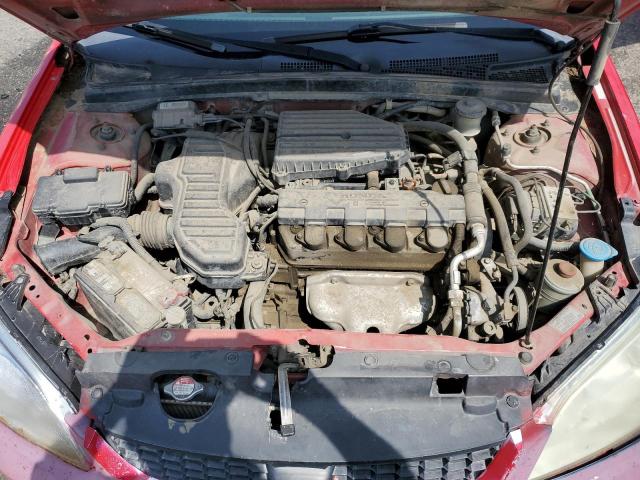 1HGEM22064L070918 - 2004 HONDA CIVIC EX RED photo 11