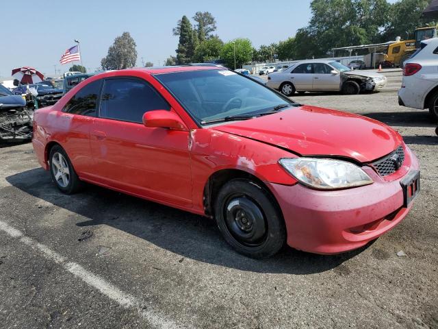 1HGEM22064L070918 - 2004 HONDA CIVIC EX RED photo 4