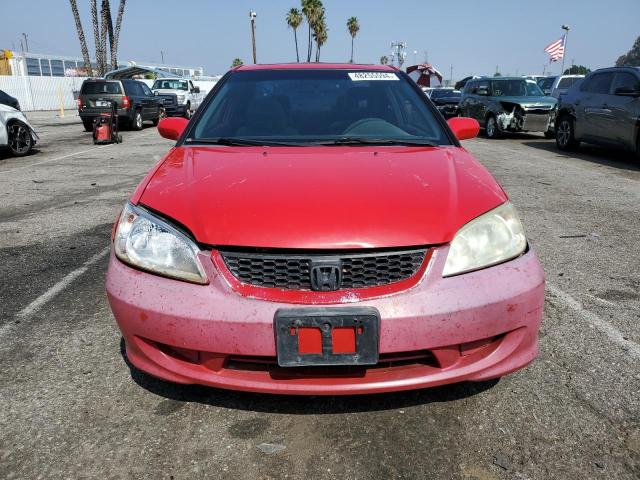 1HGEM22064L070918 - 2004 HONDA CIVIC EX RED photo 5