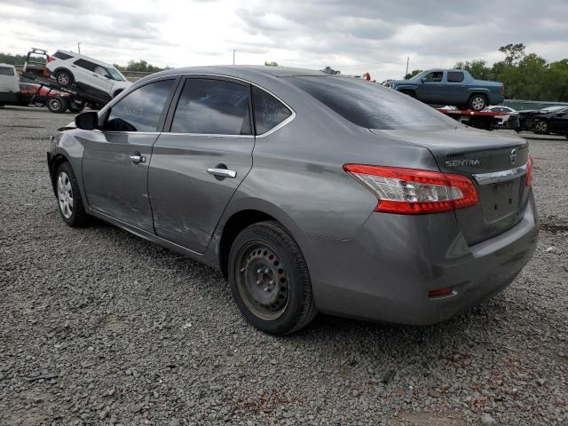 3N1AB7AP2FY247654 - 2015 NISSAN SENTRA S GRAY photo 2