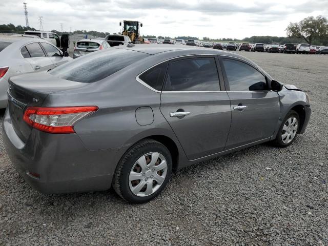 3N1AB7AP2FY247654 - 2015 NISSAN SENTRA S GRAY photo 3