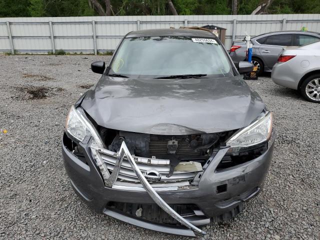 3N1AB7AP2FY247654 - 2015 NISSAN SENTRA S GRAY photo 5