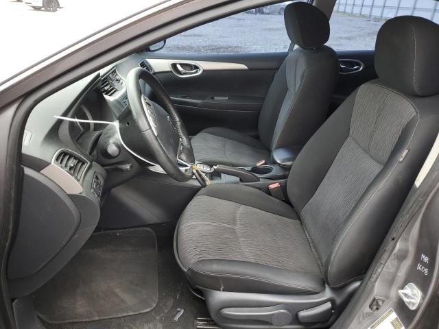 3N1AB7AP2FY247654 - 2015 NISSAN SENTRA S GRAY photo 7