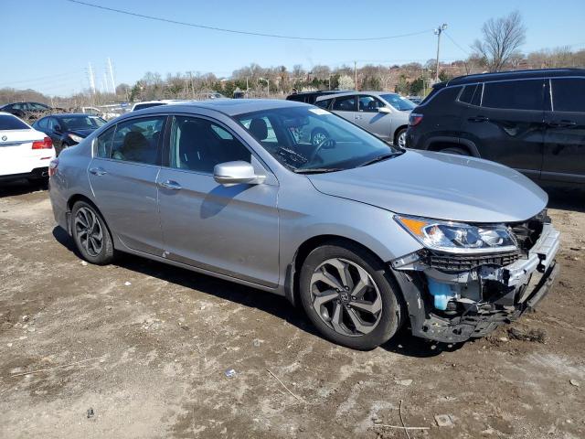 1HGCR2F87GA042831 - 2016 HONDA ACCORD EXL SILVER photo 4