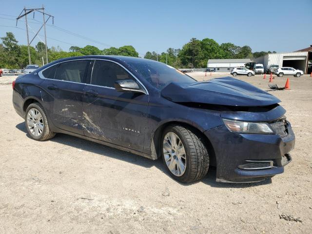 1G11Z5SA3HU138643 - 2017 CHEVROLET IMPALA LS BLUE photo 4