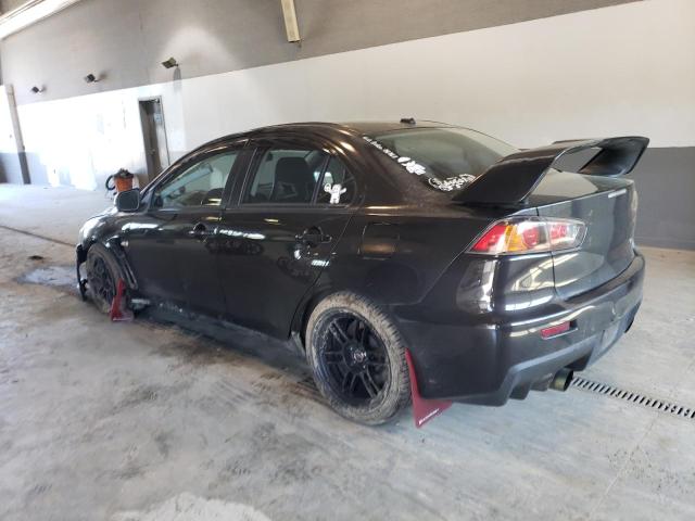 JA32W8FV5AU014963 - 2010 MITSUBISHI LANCER EVOLUTION GSR BLACK photo 2