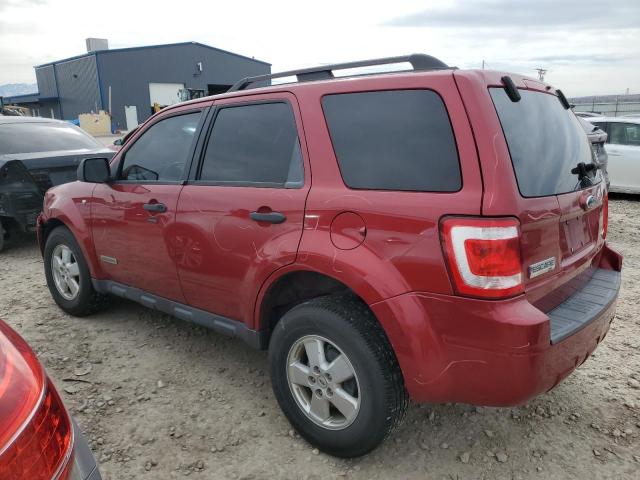 1FMCU93148KD06088 - 2008 FORD ESCAPE XLT RED photo 2