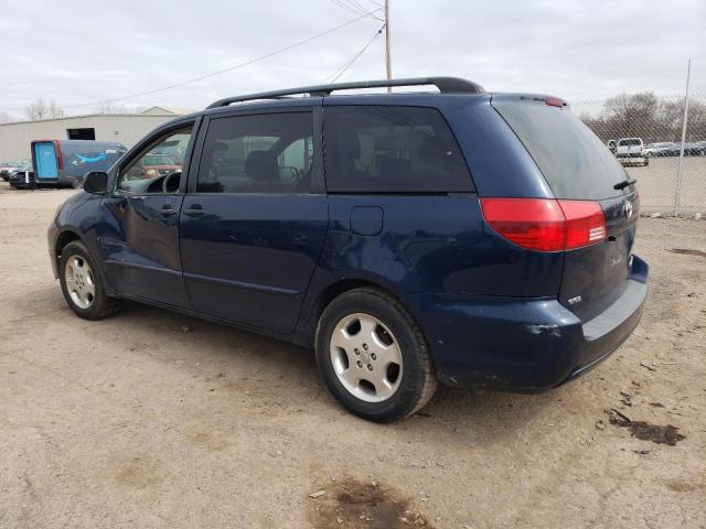 5TDZA23C64S062317 - 2004 TOYOTA SIENNA CE BLUE photo 2