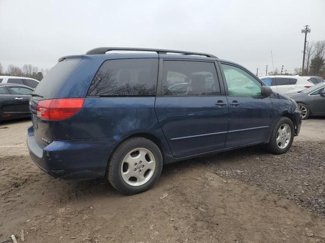 5TDZA23C64S062317 - 2004 TOYOTA SIENNA CE BLUE photo 3