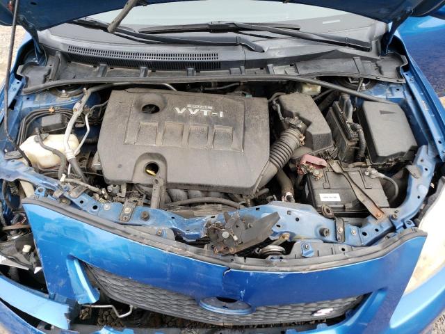 2T1BU40E09C163315 - 2009 TOYOTA COROLLA BASE BLUE photo 11