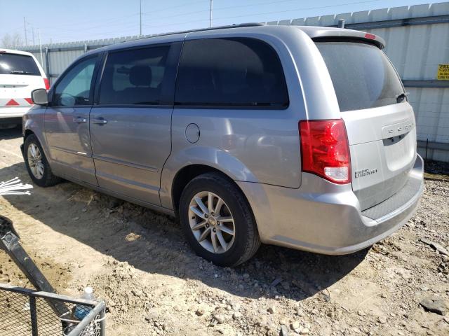 2C4RDGCG6ER304931 - 2014 DODGE GRAND CARA SXT SILVER photo 2