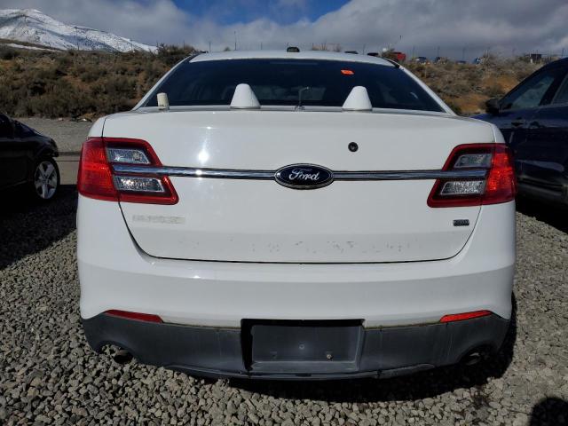 1FAHP2M8XDG143552 - 2013 FORD TAURUS POLICE INTERCEPTOR WHITE photo 6