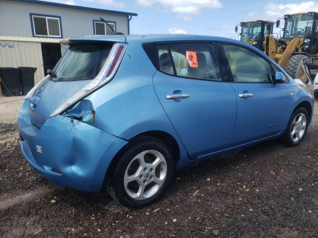 JN1AZ0CP6BT005582 - 2011 NISSAN LEAF SV BLUE photo 3