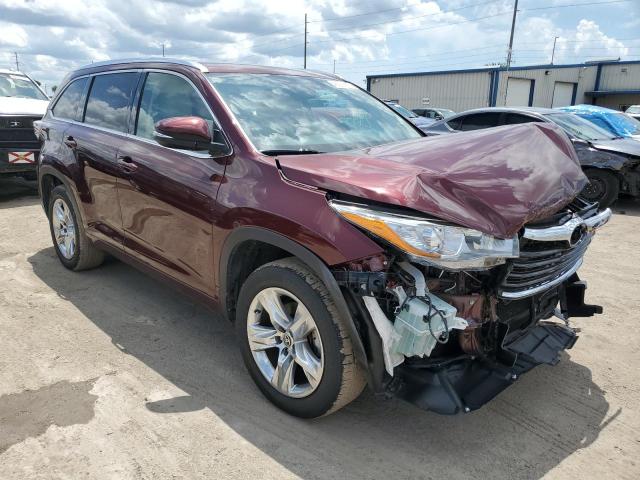 5TDYKRFH0GS135226 - 2016 TOYOTA HIGHLANDER LIMITED BURGUNDY photo 4