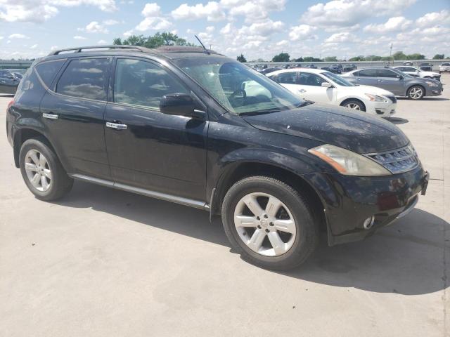 JN8AZ08T17W532040 - 2007 NISSAN MURANO SL BLACK photo 4