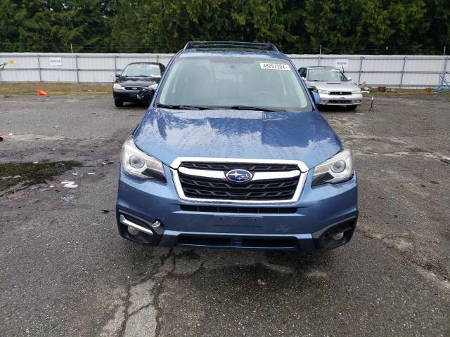 JF2SJAWC6JH415258 - 2018 SUBARU FORESTER 2.5I TOURING BLUE photo 5