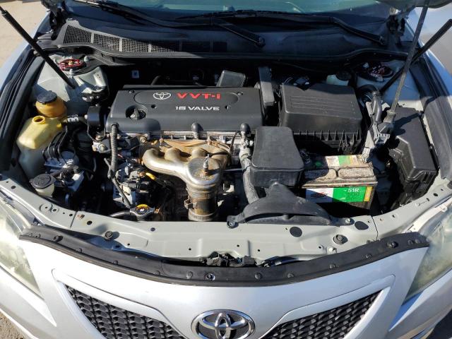 4T1BE46K37U614081 - 2007 TOYOTA CAMRY CE SILVER photo 11