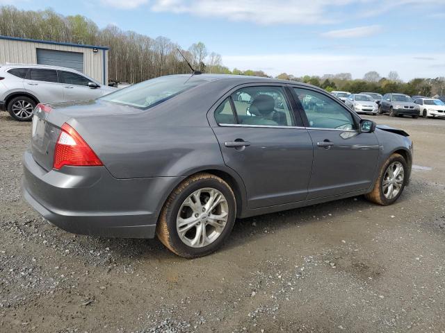 3FAHP0HA3CR420728 - 2012 FORD FUSION SE GRAY photo 3