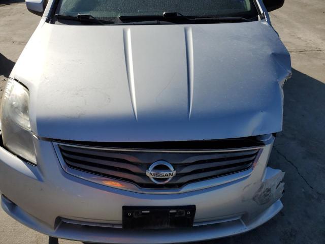 3N1AB6AP0CL699427 - 2012 NISSAN SENTRA 2.0 SILVER photo 11