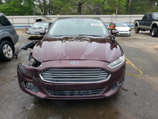 3FA6P0HR3DR138281 - 2013 FORD FUSION SE MAROON photo 5