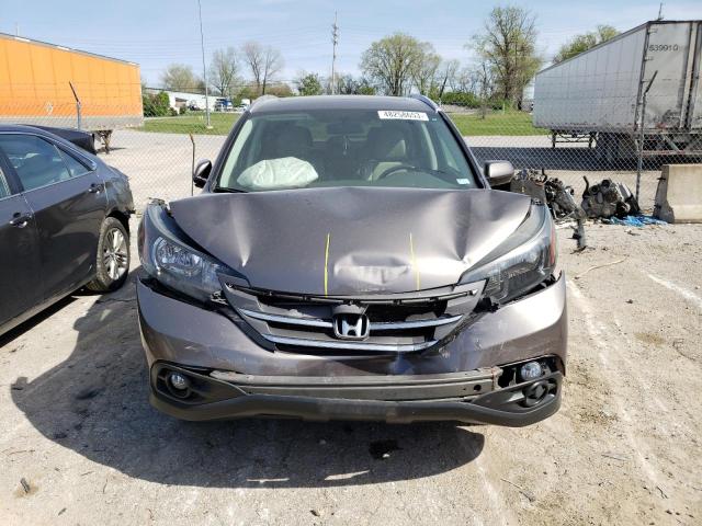 5J6RM4H76CL050774 - 2012 HONDA CR-V EXL GRAY photo 5