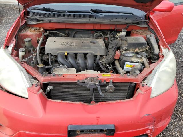 2T1KR32E86C607562 - 2006 TOYOTA COROLLA MA XR RED photo 11