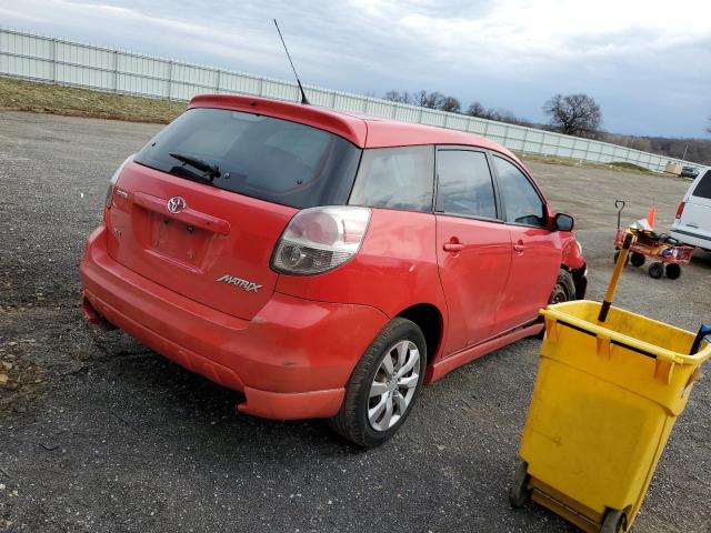 2T1KR32E86C607562 - 2006 TOYOTA COROLLA MA XR RED photo 3