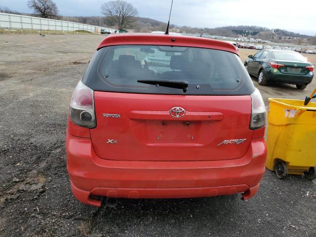 2T1KR32E86C607562 - 2006 TOYOTA COROLLA MA XR RED photo 6