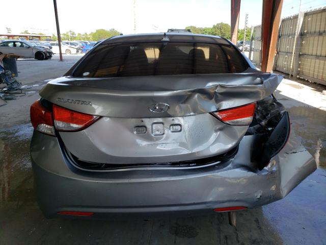 KMHDH4AE4CU434314 - 2012 HYUNDAI ELANTRA GLS SILVER photo 6