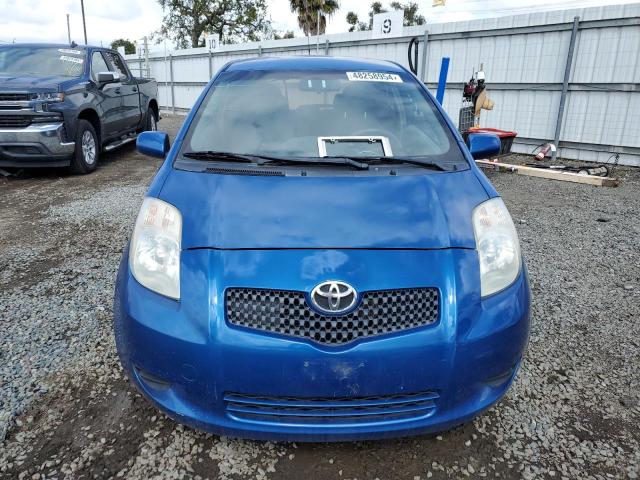 JTDJT923875107169 - 2007 TOYOTA YARIS BLUE photo 5