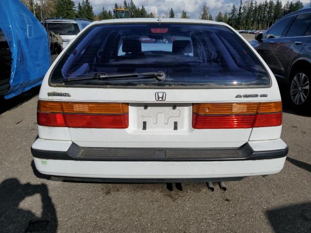 1HGCB9863MA007322 - 1991 HONDA ACCORD EX WHITE photo 6