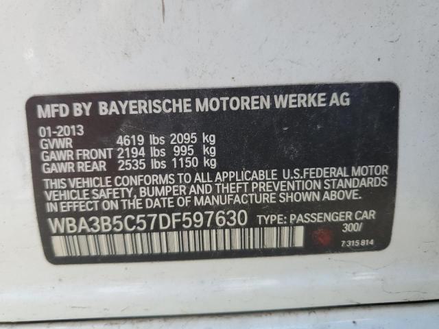 WBA3B5C57DF597630 - 2013 BMW 328XI XI SULEV WHITE photo 12