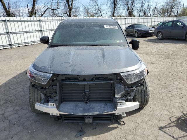 1FM5K8HC8MGB68765 - 2021 FORD EXPLORER PLATINUM GRAY photo 5