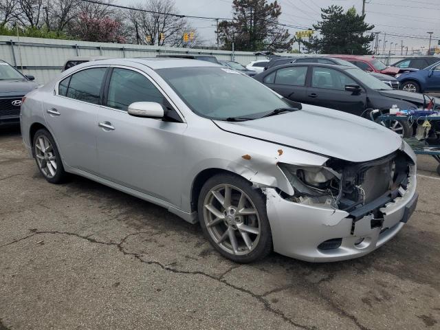 1N4AA5AP4AC852139 - 2010 NISSAN MAXIMA S SILVER photo 4