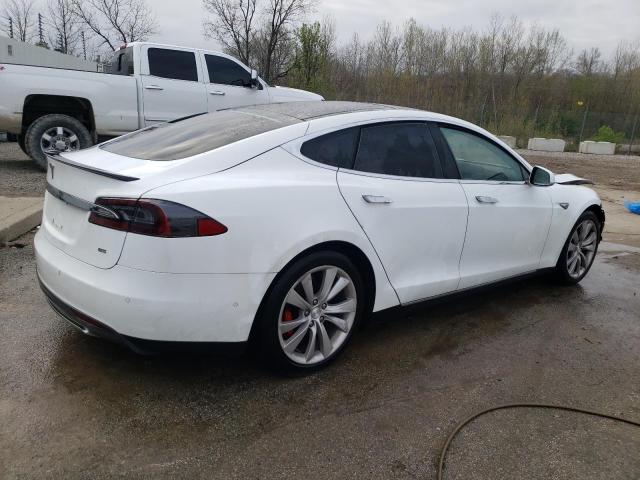 5YJSA1H2XEFP68336 - 2014 TESLA MODEL S 白色 照片 3