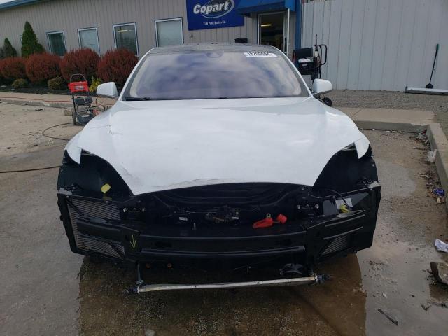 5YJSA1H2XEFP68336 - 2014 TESLA MODEL S 白色 照片 5