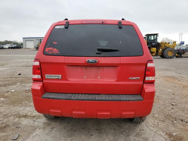 1FMCU93G59KA25861 - 2009 FORD ESCAPE XLT RED photo 6