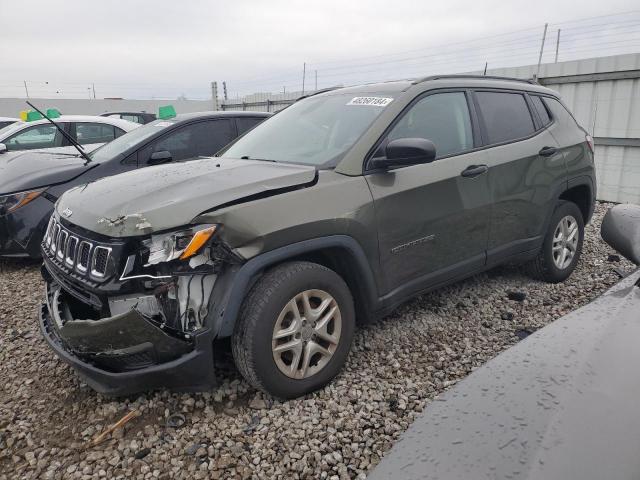 3C4NJCAB0HT668237 - 2017 JEEP COMPASS SPORT GREEN photo 1