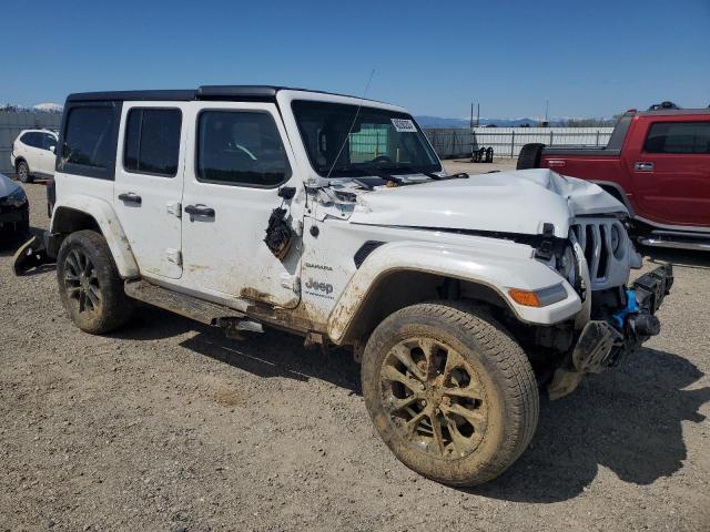 1C4JJXP62PW515366 - 2023 JEEP WRANGLER SAHARA 4XE WHITE photo 4