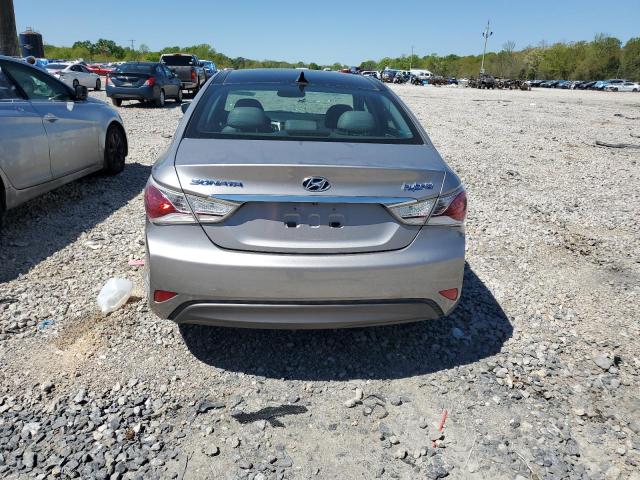 KMHEC4A47BA007624 - 2011 HYUNDAI SONATA HYBRID SILVER photo 6