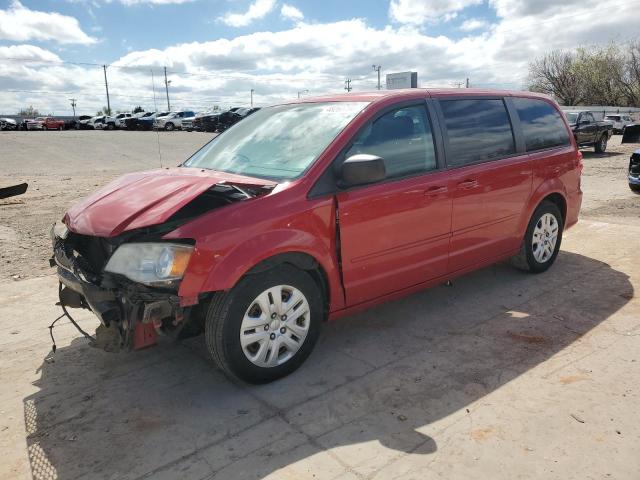 2C4RDGBG5DR800531 - 2013 DODGE GRAND CARA SE RED photo 1