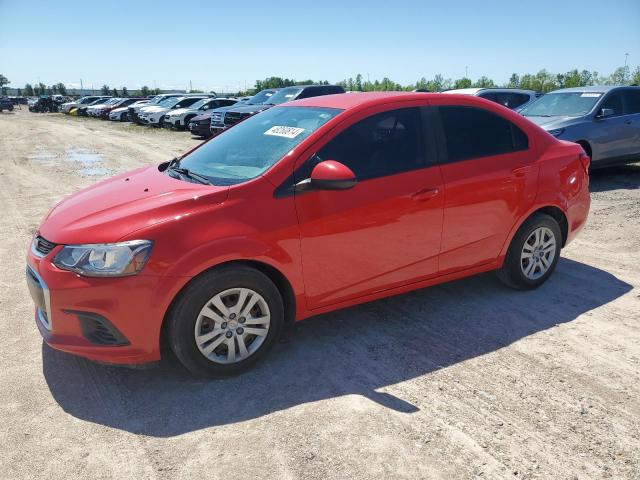 1G1JB5SH1H4130672 - 2017 CHEVROLET SONIC LS RED photo 1