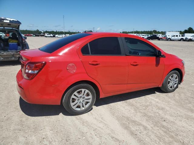 1G1JB5SH1H4130672 - 2017 CHEVROLET SONIC LS RED photo 3