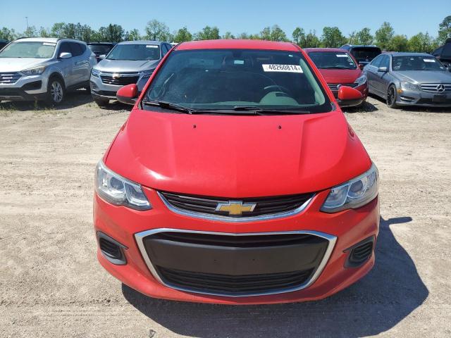 1G1JB5SH1H4130672 - 2017 CHEVROLET SONIC LS RED photo 5