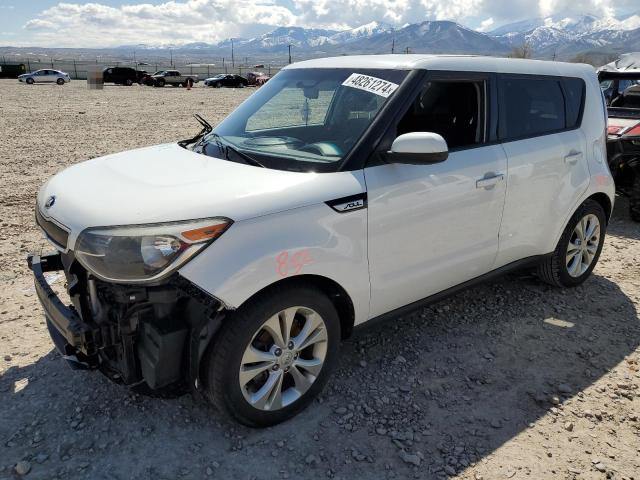 KNDJP3A51F7166815 - 2015 KIA SOUL + WHITE photo 1