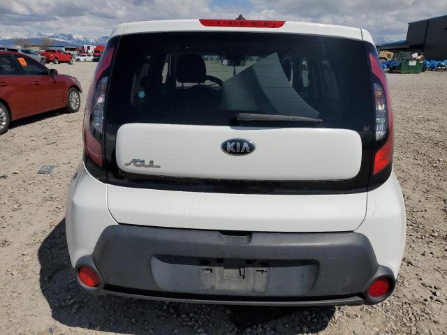 KNDJP3A51F7166815 - 2015 KIA SOUL + WHITE photo 6