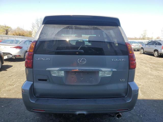 JTJBT20X140042950 - 2004 LEXUS GX 470 GRAY photo 6