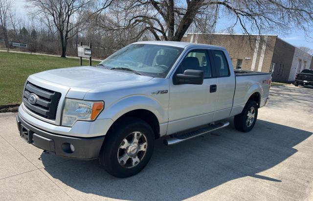 1FTEX1EW9AFB30037 - 2010 FORD F150 SUPER CAB GRAY photo 2