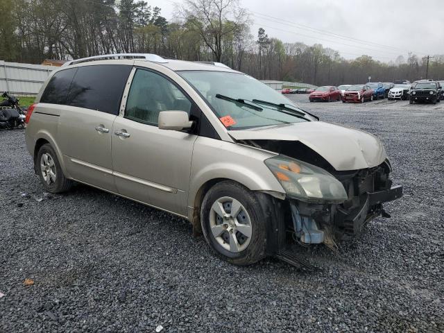 5N1BV28UX7N130177 - 2007 NISSAN QUEST S GOLD photo 4